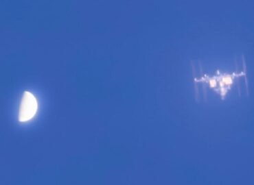 2639 Fotografas Užfiksavo įspūdingą Tarptautinės Kosminės Stoties