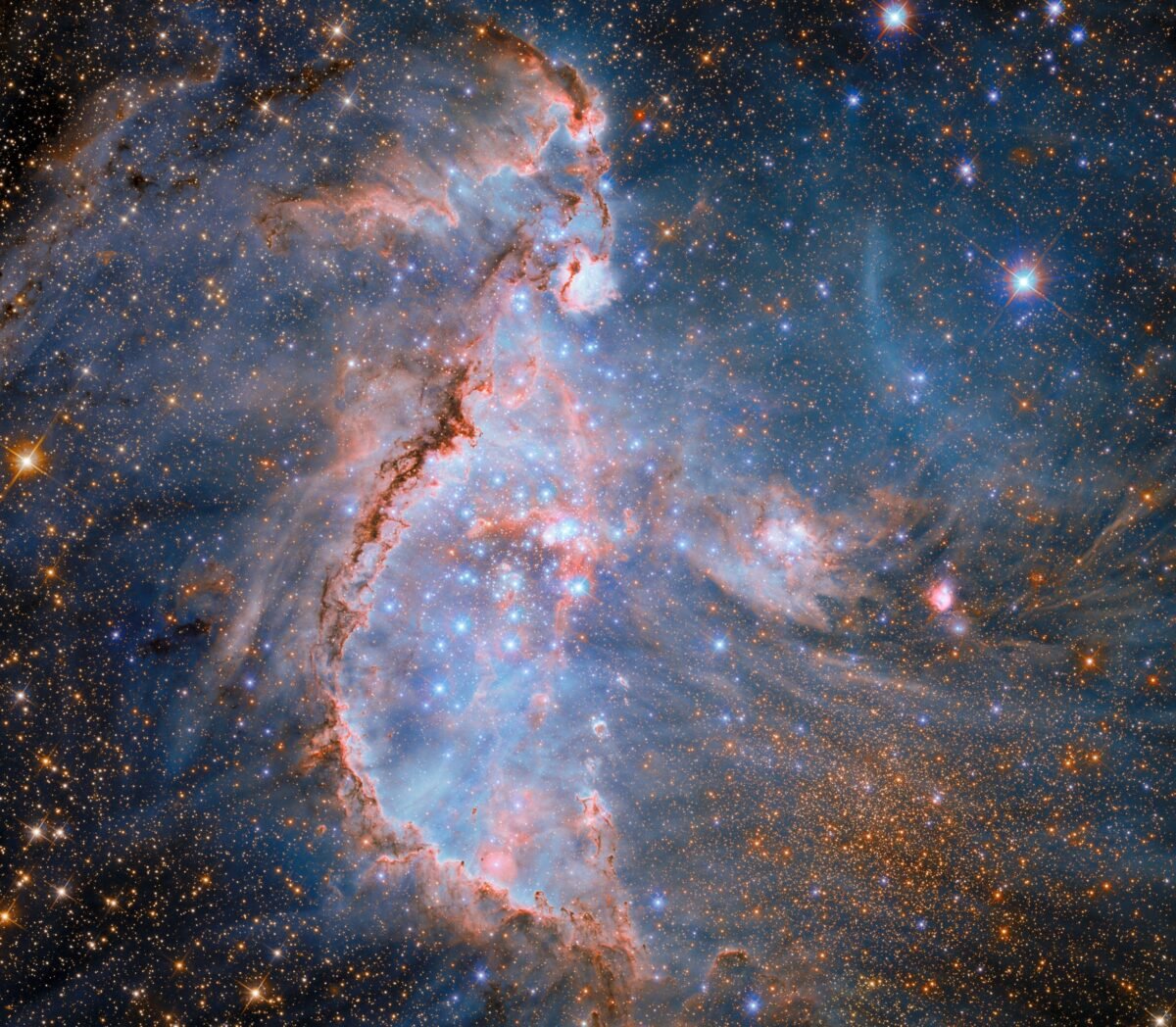3731 Hablo Teleskopas Atskleidė Jauno žvaigždžių Spiečiaus Ngc 34
