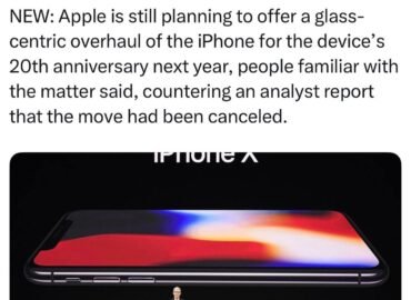 7862 Apple Planuoja Išleisti Stiklinį Iphone Pro Jubiliejui