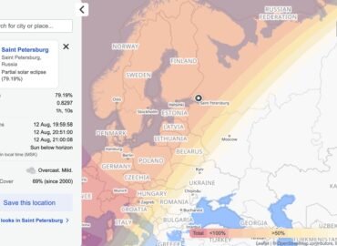 7866 Rytoj įvyks Visiškas Saulės Užtemimas Dalinai Matomas Rusij
