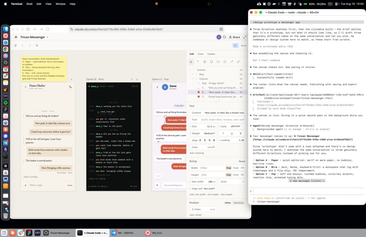 7918 Claude Code įgijo Naują Dizaino Kūrimo Funkciją