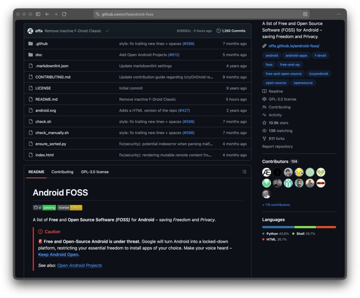 7936 Nemokamos Android Programėlės Github Platformoje Plati Kole
