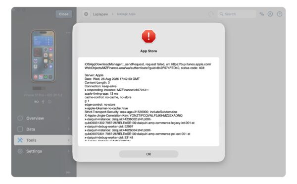 Apple užblokavo iMazing galimybę įdiegti programas iš kitų regionų