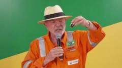 Brazilijos prezidentas Lula džiaugiasi naftos atradimu netoli Amazonės upės