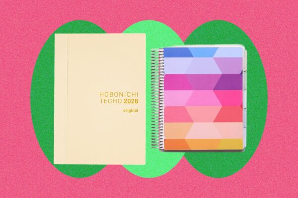 Geriausi 2026 metų planuotojai: Roterunner, Hobonichi, Cloth & Paper