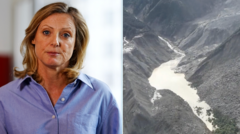 Nepalo ir Tibeto pasienyje susiformavęs ežeras kelia naujų potvynių grėsmę