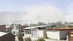 Peru smogė 6,7 balo žemės drebėjimas: sugriovimai ir elektros tiekimo sutrikimai