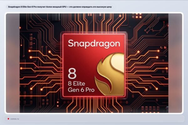 Snapdragon 8 Elite Gen 6 Pro Turs Galingesn Gpu Ir Aukt Kain