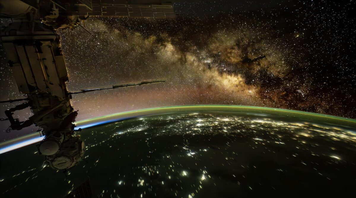 11398 Astronautas Donaldas Roy Pettit Užfiksavo įspūdingą Fotograf