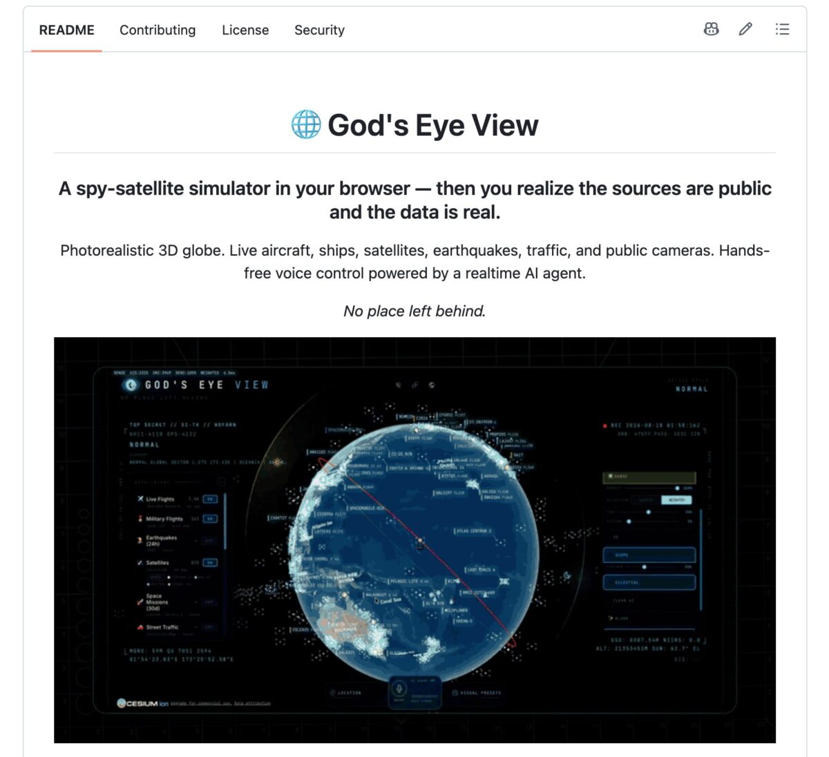 8010 Naujas Globalus Stebėjimo įrankis Gods Eye View Leidžia Sek