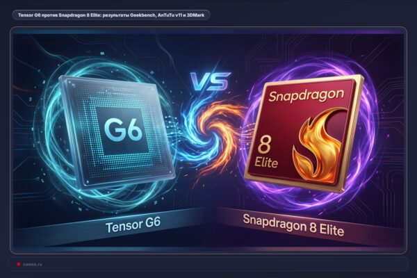 Google Tensor G6 pralaimėjo dvejų metų senumo Snapdragon 8 Elite benchmarkų testuose