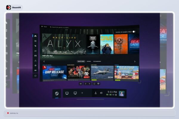SteamVR Beta 2.17.8 atnaujinimas: USB transliacija Steam Link ir pasiruošimas Steam Frame paleidimui