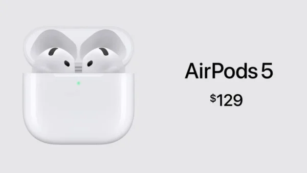Apple pristatė „AirPods 5“ su dviem versijomis