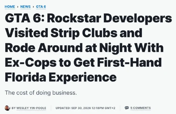 Rockstar kūrėjai GTA VI autentiškumui tyrinėjo Floridos naktinį gyvenimą