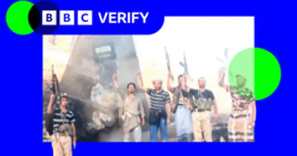 BBC Verify nustatė Saudo Arabijos F-15 nuolaužų vietą Jemene