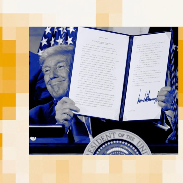 Trumpas 2025 metų liepą pasirašė įsaką dėl AI modelių pirkimo federalinėse agentūrose