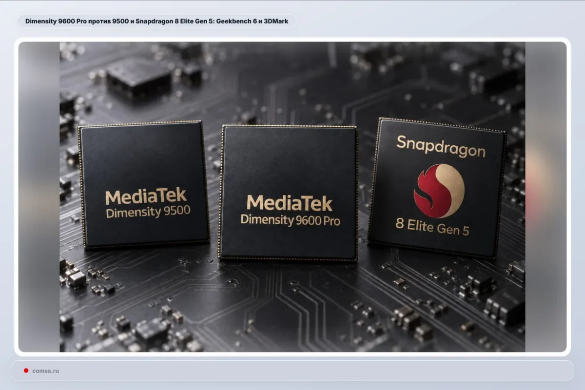 Pranešta apie „Dimensity 9600 Pro“ rezultatus „Geekbench 6“ ir „3DMark“ testuose