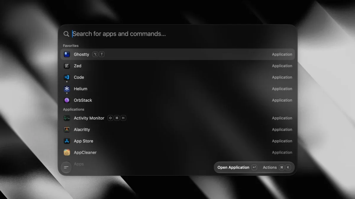 Tinycast siūlo daugiau galimybių nei Spotlight sistemoje „macOS“