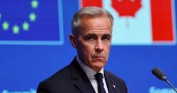 Kanados premjeras Markas Carney Strasbūre siekia unikalaus aljanso su Europos Sąjunga