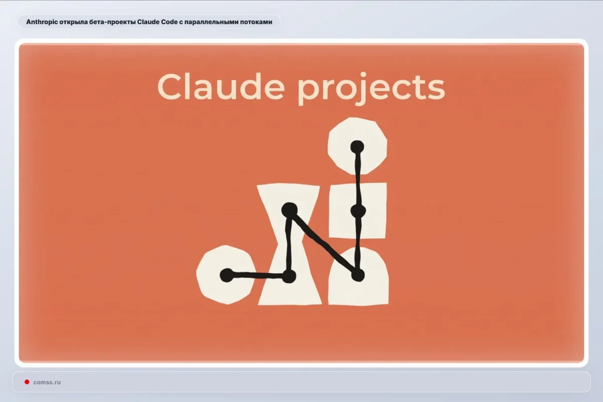 Anthropic pristatė beta versijos Claude Code Projects su lygiagrečiomis gijomis