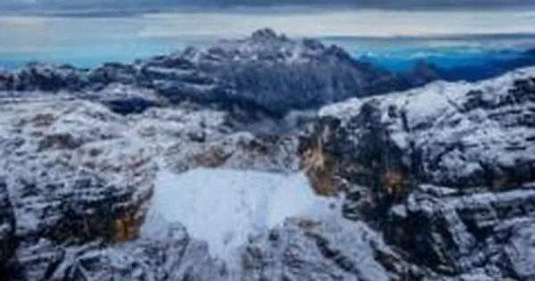 Papua Puncak Jaya viršūnės sniegas artėja prie visiško išnykimo