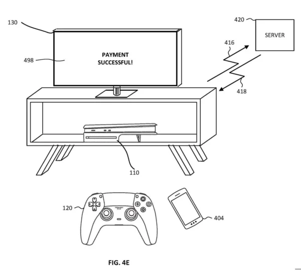 Sony patento paraiškoje aprašytas PlayStation valdiklis mokėjimo duomenims perduoti