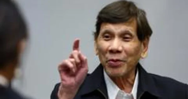 Rodrigo Duterte pirmą kartą pasirodė Tarptautiniame baudžiamajame teisme Hagoje
