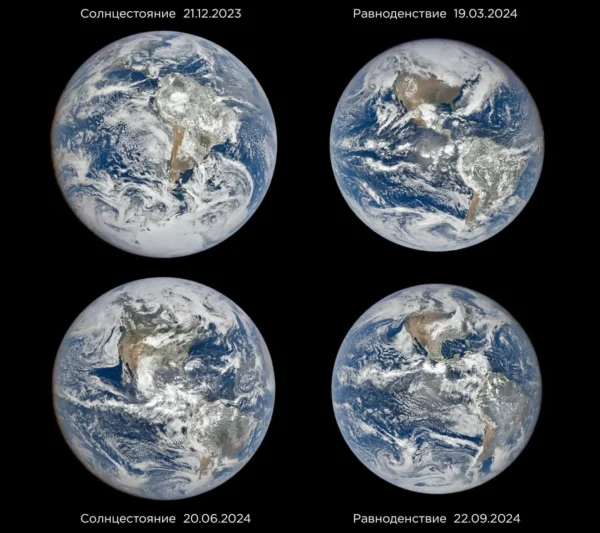 DSCOVR nuotraukos iš kosmoso parodė, kodėl Žemėje keičiasi metų laikai