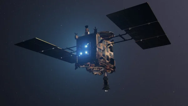 Hayabusa2 pirmą kartą lazeriu išmatavo asteroidą Torifune praskridimo metu