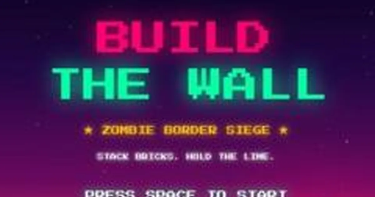 Baltieji rūmai pašalino iš Arcade.gov į „Tetris“ panašų žaidimą „Build the Wall“
