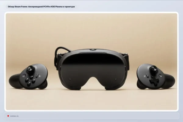 Steam Frame apžvalgoje išskirtas belaidis PCVR ryšys ir KDE Plasma aplinka