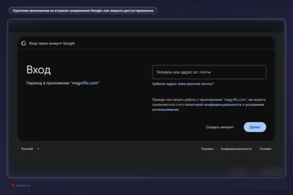 Programėlės ištrynimas nepanaikina „Google“ suteiktų leidimų