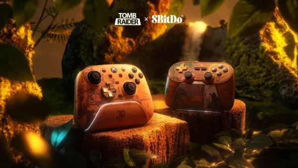 8BitDo pristatė riboto leidimo Tomb Raider 30-mečiui skirtus žaidimų valdiklius