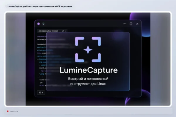 LumineCapture for Linux leidžia redaguoti ekrano nuotraukas ir atpažinti tekstą
