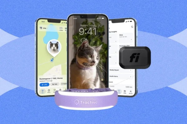 Fi Mini ir Tractive kačių sekikliai skiriasi GPS tikslumu ir baterijos veikimo trukme