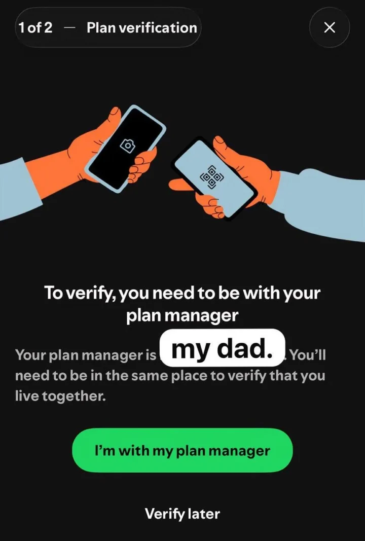 Spotify dalies „Premium Family“ narių prašo patvirtinti gyvenamąją vietą
