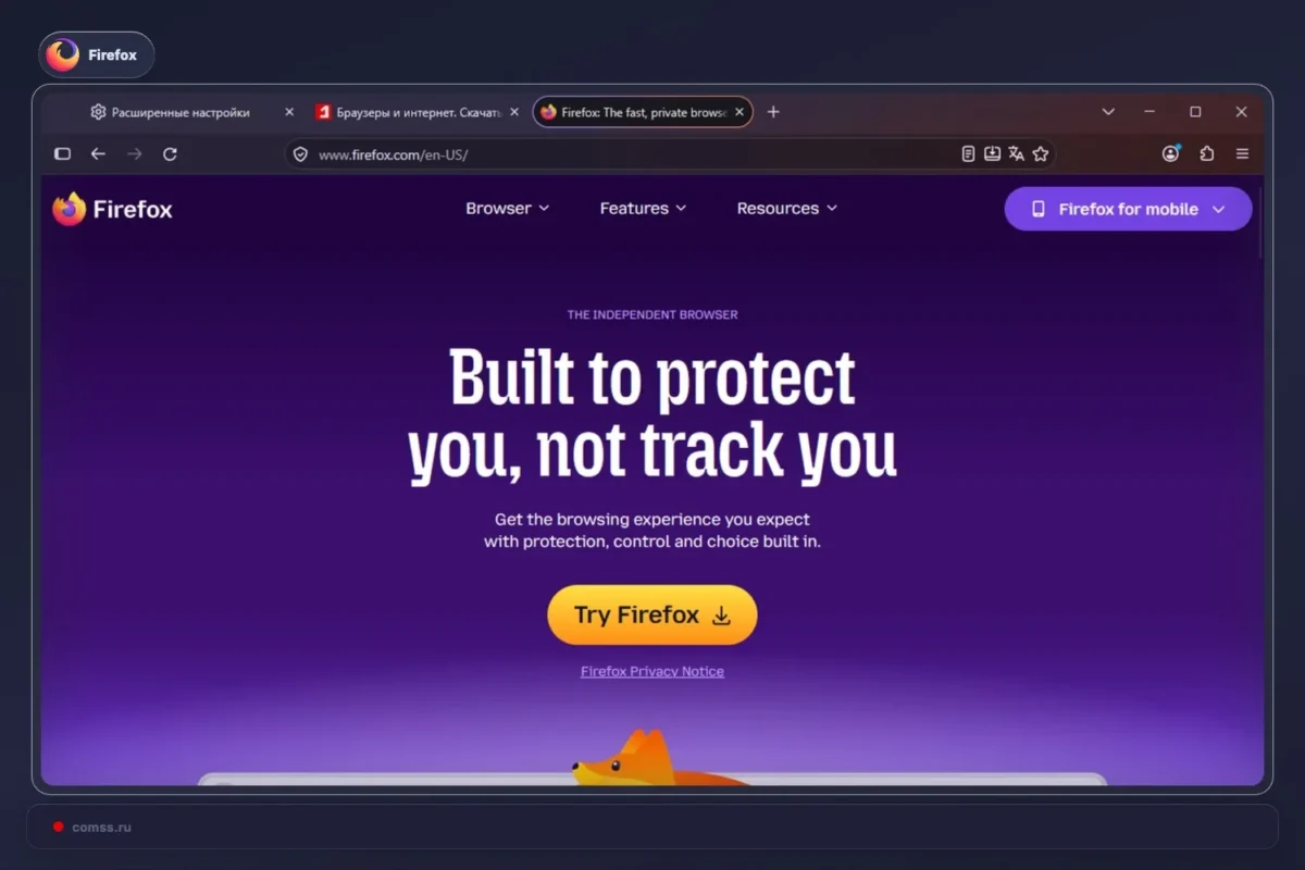 Firefox 157 galima išjungti Nova sąsają ir grąžinti ankstesnį vaizdą