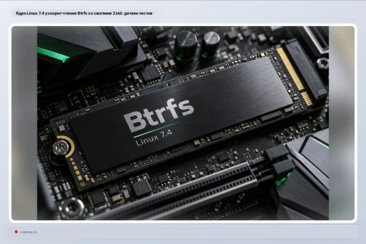 Linux 7.4 Btrfs atnaujinimai žada spartesnį Zstd išskleidimą ir mažesnę užraktų konkurenciją