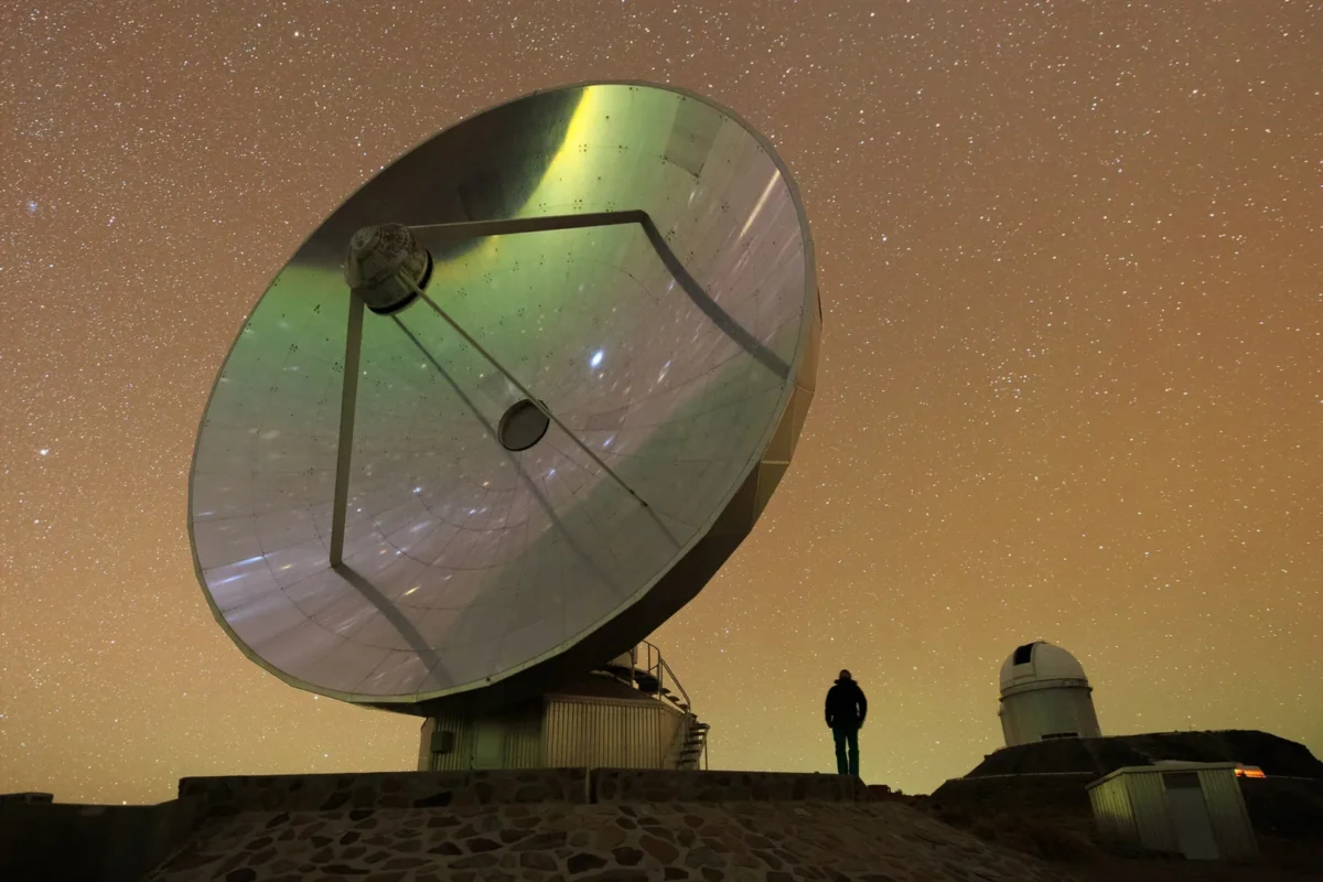La Siljos observatorijoje stovi nebeveikiantis 15 metrų submilimetrinis teleskopas SEST