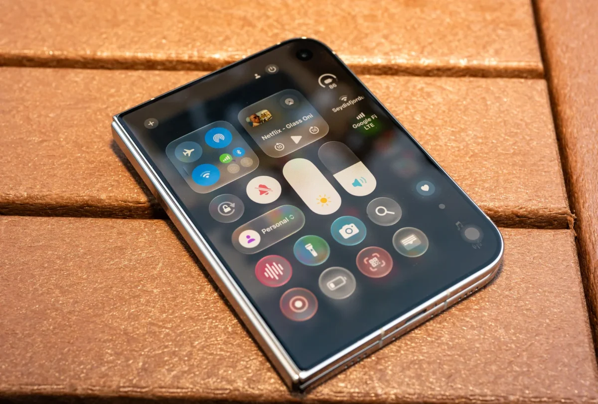 Wired: Liquid Glass pertvarka aiškiau atsiskleidžia su iPhone Duo