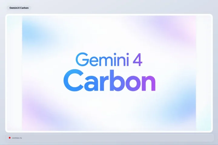 Google testuoja vidinį Gemini 4 modelį Carbon