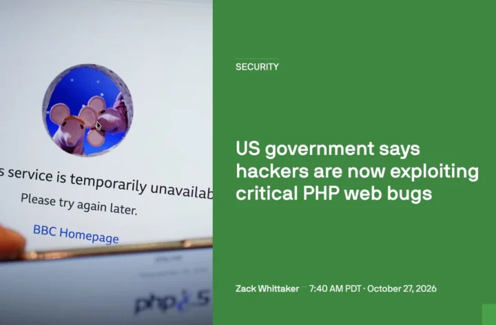 CISA į aktyviai išnaudojamų spragų sąrašą įtraukė dvi kritines PHP spragas