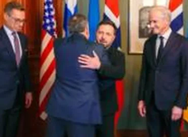 Osle Volodymyras Zelenskis susitiko su JAV pasiuntiniais, Marco Rubio atmetė kaltinimus dėl žvalgybos informacijos