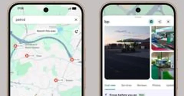 Google Maps Jungtinėje Karalystėje pradėjo rodyti degalinių benzino ir dyzelino kainas