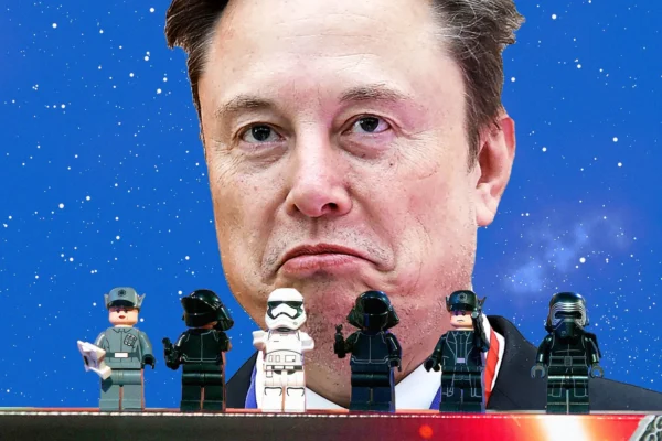 Elonas Muskas paviešino asmeninius duomenis rodančias LEGO rinkinių užsakymo ekrano kopijas
