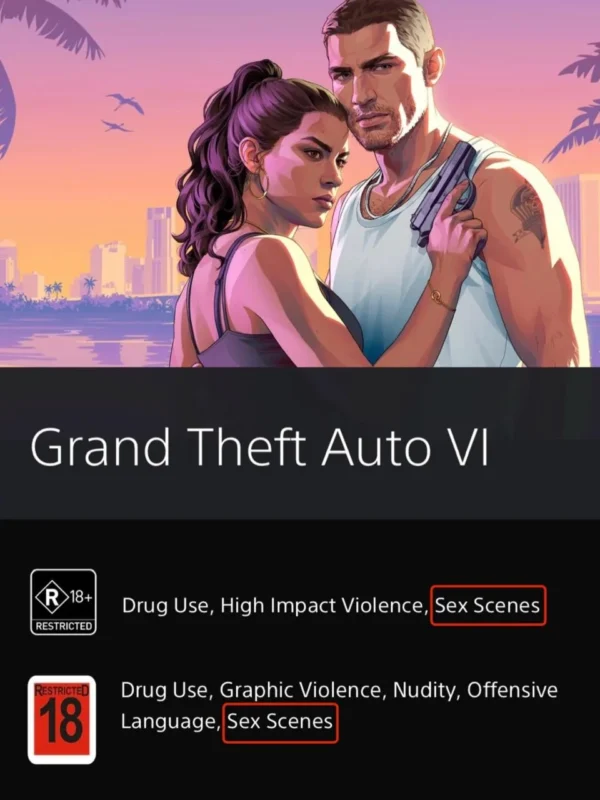 Australijos ir Naujosios Zelandijos GTA 6 aprašymuose paminėtos sekso scenos
