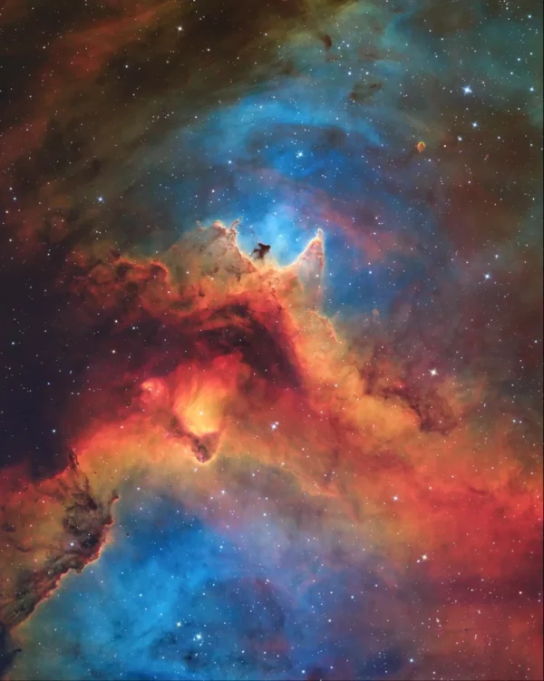 Ūkas IC 1871 yra IC 1848 komplekso dalis Kasiopėjos žvaigždyne
