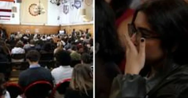 Cornell universiteto studentai viešame posėdyje reiškė nepasitenkinimą dėl išžaginimo bylos