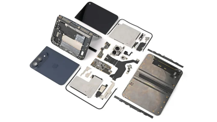 iFixit išardė „iPhone Duo“ ir įvertino galimas ekrano gedimų priežastis