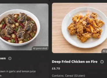 Just Eat sustabdė AI sugeneruotų patiekalų nuotraukų diegimą po netikslių vaizdų